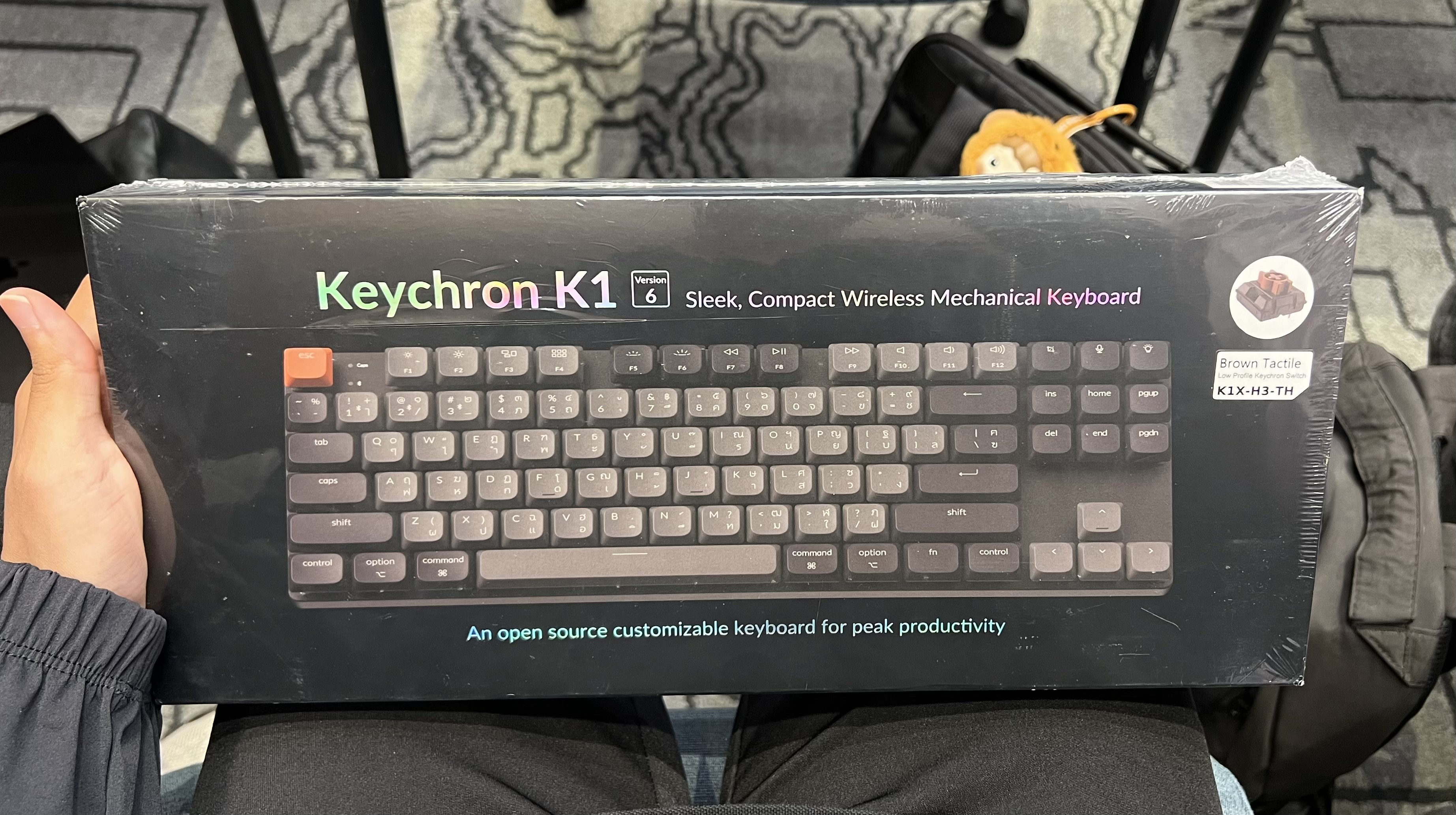 Keychron K1 mechanical keyboard prize